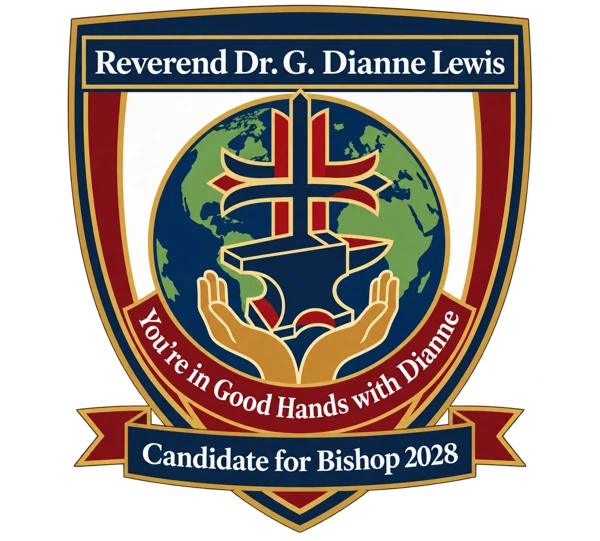 Reverend Dr. G. Dianne Lewis — Candidate for Bishop 2028 campaign crest